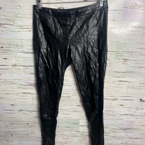Aritzia wilfred size small Black Faux Leather Leggings - Picture 1 of 7